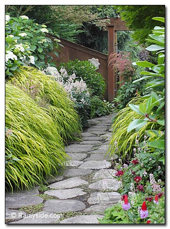 Side garden pathway