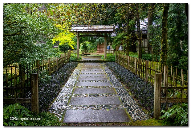 Entrance to Japanese garden