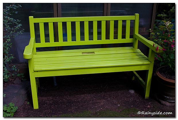 Chartreuse Bench